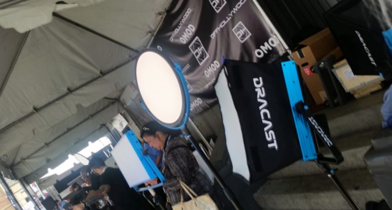 Dracast Lights on Display Cine Gear Expo Paramount Pictures Photo by Socialbilitty 768x411