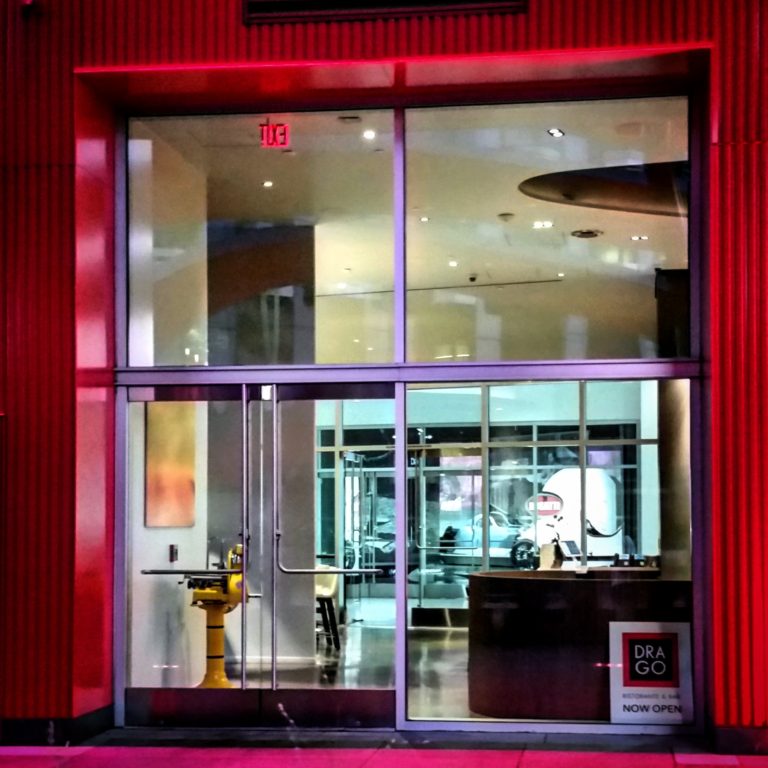 Drago Ristorante at Petersen Automotive Museum Fine Italian Restaurant Patio Door Photo by Socialbilitty 768x768