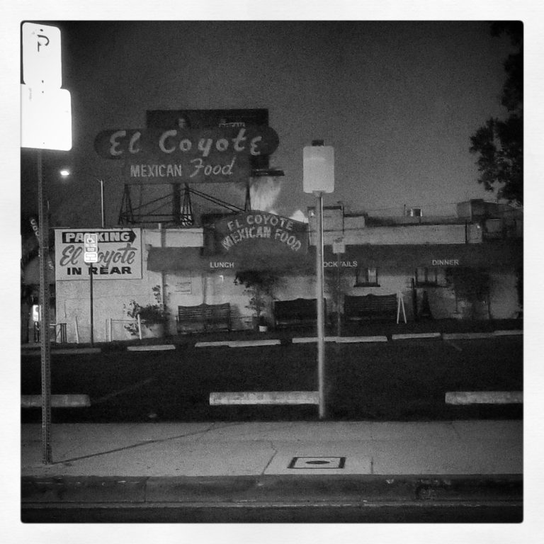 El Coyote Mexican Food BW Photo by Socialbilitty 768x768