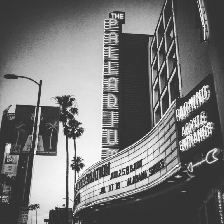Hollywood Palladium Black and White Photo by Socialbilitty 768x768