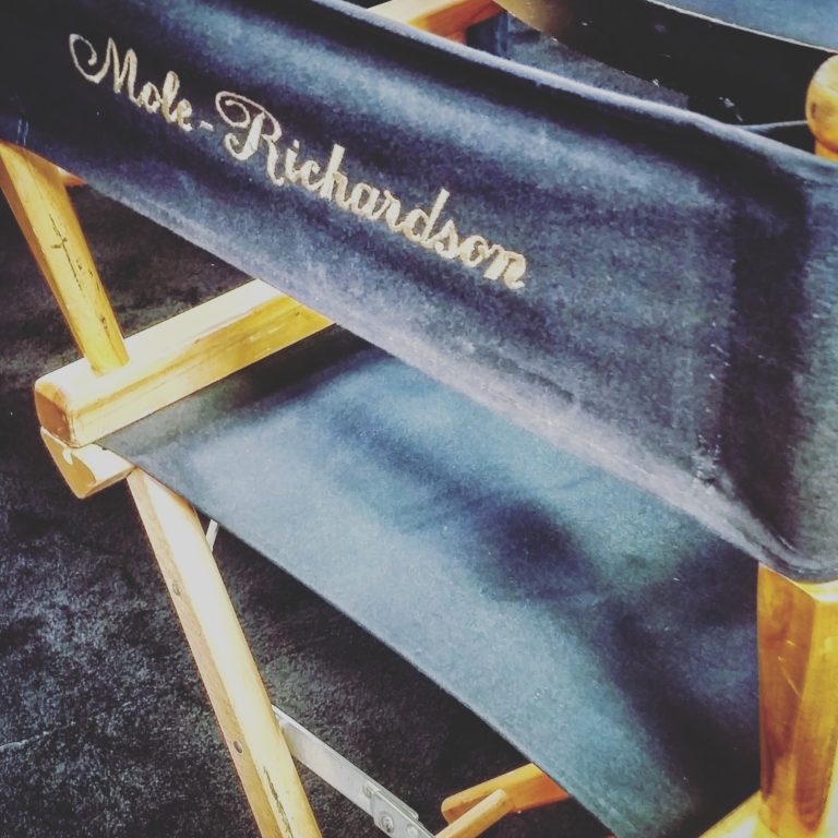 Mole Richardson Directors Chair Cine Gear Expo 2017 at Paramount Pictures Photo by Socialbilitty 768x768