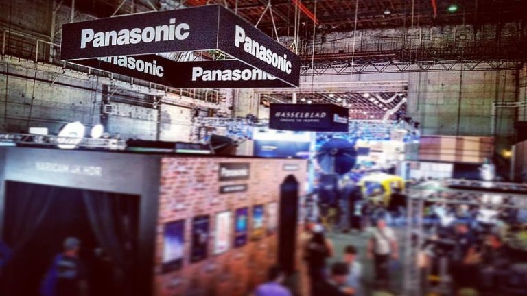 Panasonic Exhibit at a Sound Stage at Paramount Studios Hollywood During Cine Gear Expo 2017 Photo Taken By Socialbilitty 768x432