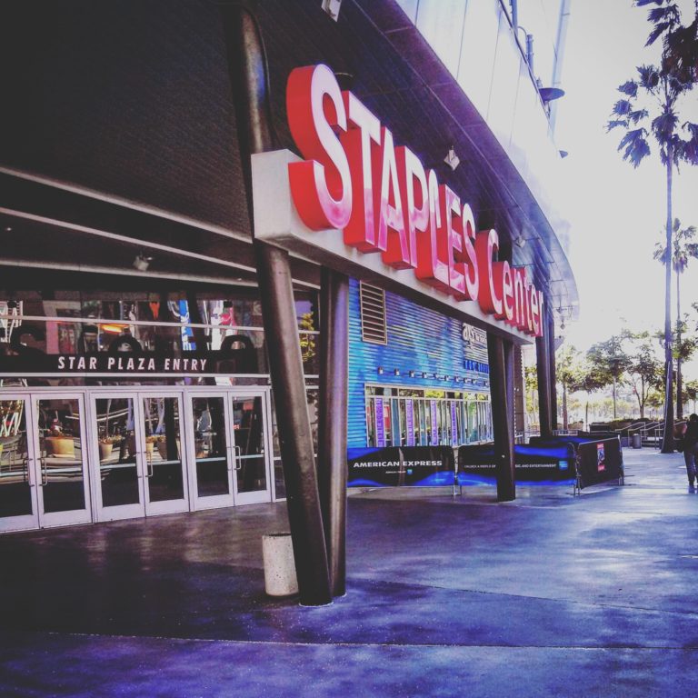 Staples Center Entry Sign Photo by Socialbilitty 768x768