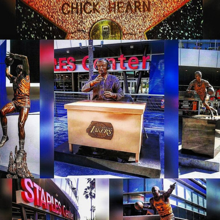 Staples Center Tribute to Chick Hearn – Collage by Socialbilitty 768x768