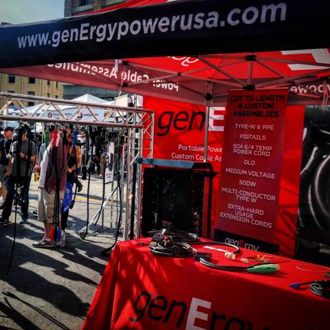 Gen Ergy Power Booth at Cine Gear Expo 2016 Photo by Socialbilitty 1