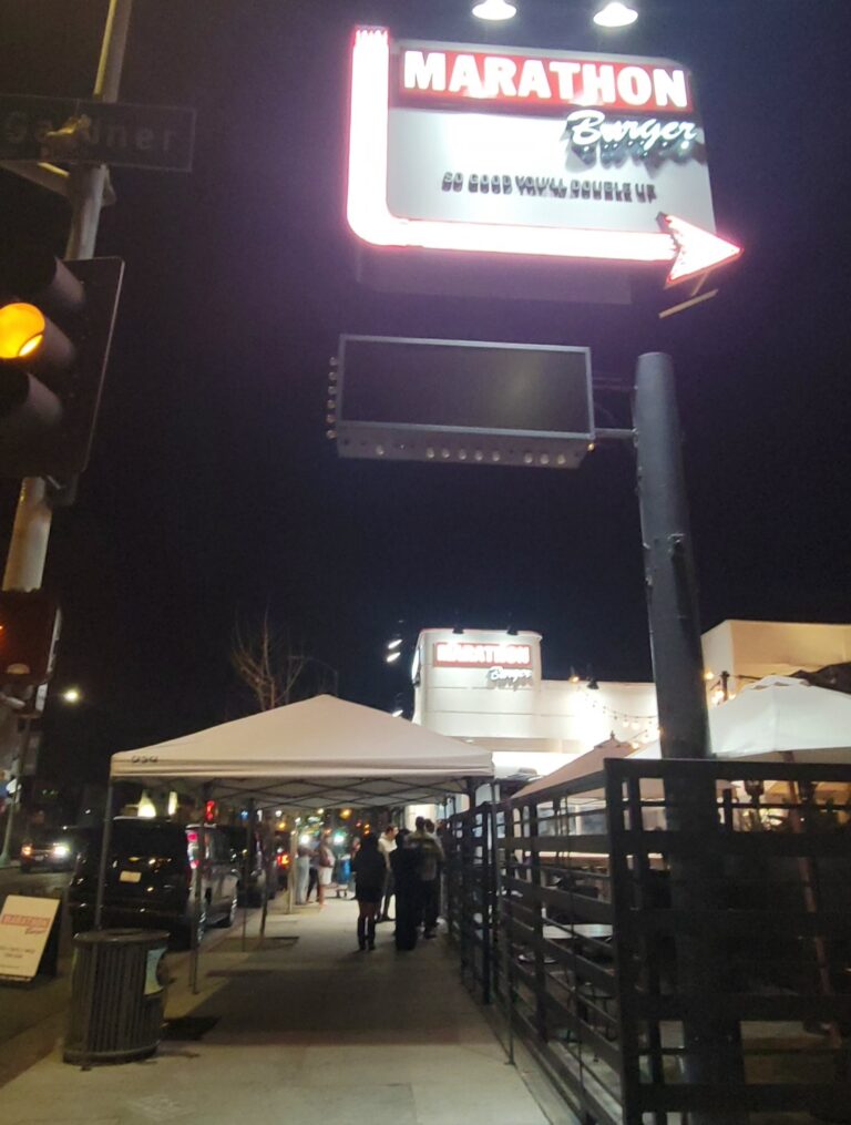 Marathon Burger — Melrose Avenue